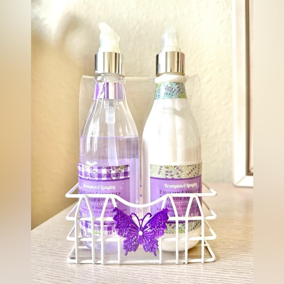 Vintage Brompton & Langley Gift Set 2 Hand & Body Wash & Lotion 10 Oz ea. - Picture 1 of 5